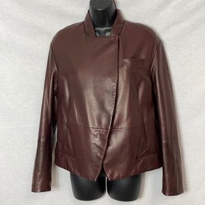 Brunello Cucinelli leather blazer